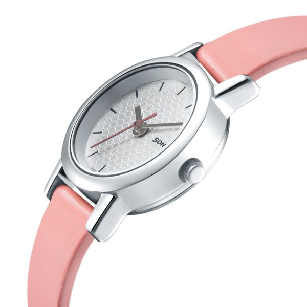 Sonata Splash White Dial Women Watch With Leather Strap - image number 3