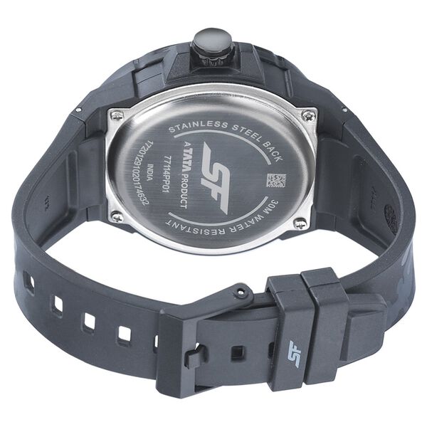 SF Turbo Quartz Analog Multicoloured Dial PU Strap Watch for Men - image number 3