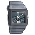 SF Quartz Analog Black Dial PU Strap Watch for Men