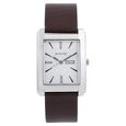 Sonata Quartz Analog Grey Dial Leather Strap Watch for Men