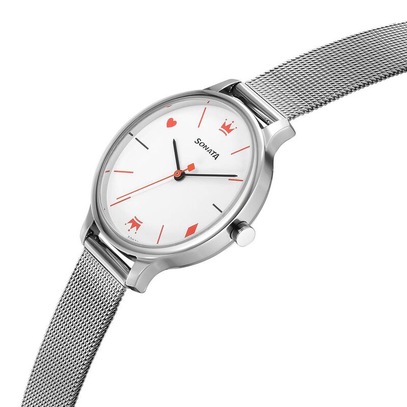 Sonata Play White Dial Watch for Women - image number 2