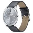 Sonata Poze Quartz Analog Silver Dial Black Color Leather Strap Watch For Men - image number 3