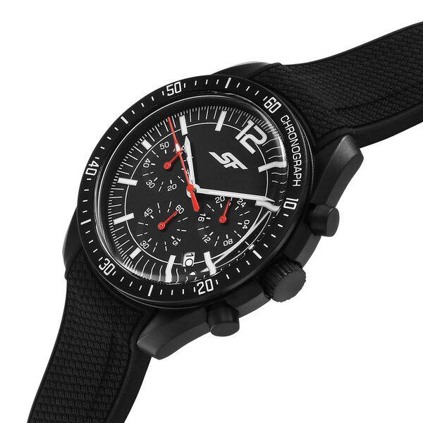 SF Genesis Bold Chronograph Watch for Men with Black Strap - image number 5