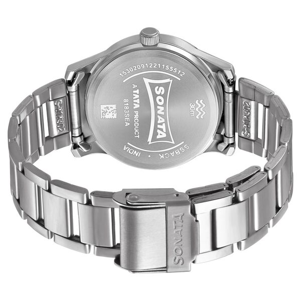 Sonata Women of Steel Silver Dial Metal Strap Watch for Women - image number 3