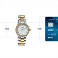 Sonata Poze Quartz Analog White Dial Two Toned Colour Stainless Steel Strap Watch For Women - image number 3