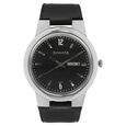 Sonata Quartz Analog Black Dial Leather Strap Watch for Men - image number 0