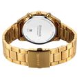 Sonata Summit Quartz Multifunction Green Dial Golden Metal Strap Watch For Men - image number 6
