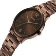Sonata Aspire Quartz Analog Brown Dial Stainless Steel Strap Watch For Men - image number 2