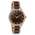 Sonata Poze Quartz Analog Brown Dial Metal & Plastic Strap Watch for Women - image number 2