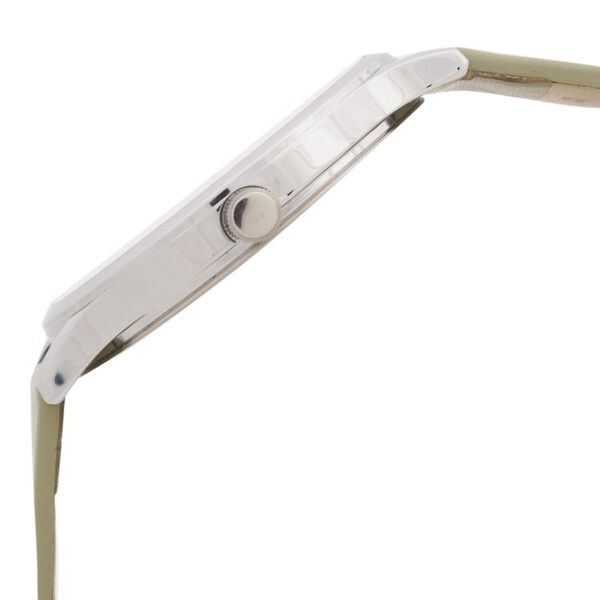 Sonata Knot White Dial Leather Strap Watch for Men - image number 3
