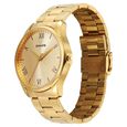 Sonata Traditional Essentials Quartz Analog Champagne Dial Golden Metal Strap Watch For Men - image number 1