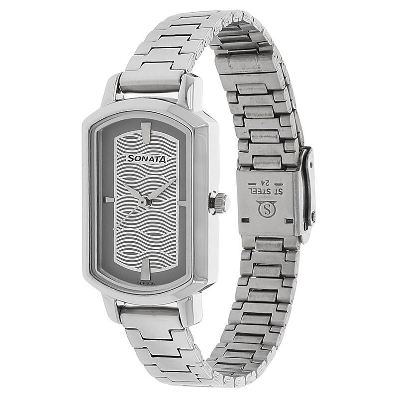 Sonata Elite Silver Dial Women Watch With Stainless Steel Strap - image number 1