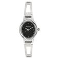 Sonata Quartz Analog Black Dial Stainless Steel Strap Watch for Women