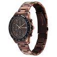 Sonata Chronos Quartz Analog with Date Brown Dial Brown Colour Stainless Steel Strap Watch For Men - image number 1