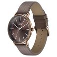 Sonata Poze Quartz Analog Brown Dial Leather Strap Watch for Men - image number 3