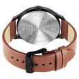 Sonata Force Quartz Multifunction Grey Dial Leather Strap Watch for Men - image number 3