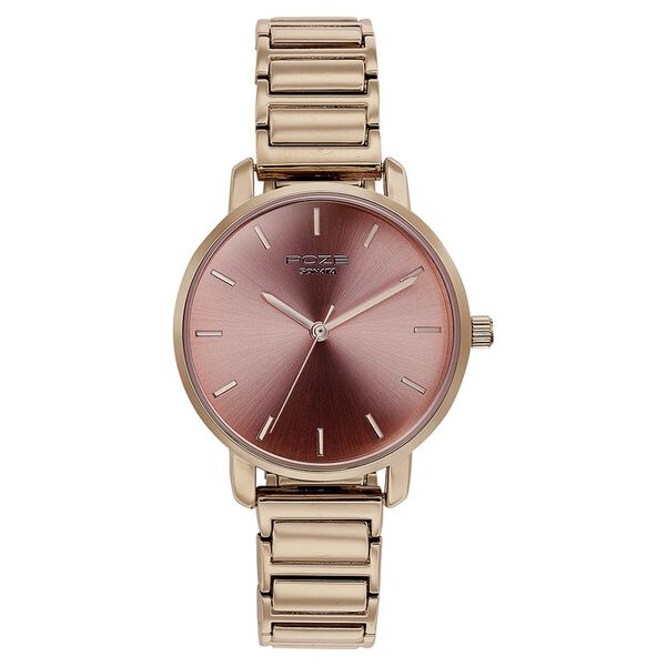 Sonata Poze Quartz Analog Pink Dial Metal Strap Watch for Women - image number 1