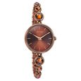 Sonata Aria Timeless Treasures Quartz Analog Brown Dial Bi Metal Strap Watch For Women - image number 1