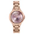 Poze By Sonata Quartz Analog Pink Dial Rose Gold Metal Strap Watch For Women - image number 1