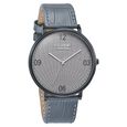 Sonata Poze Quartz Analog Grey Dial Leather Strap Watch For Men - image number 2