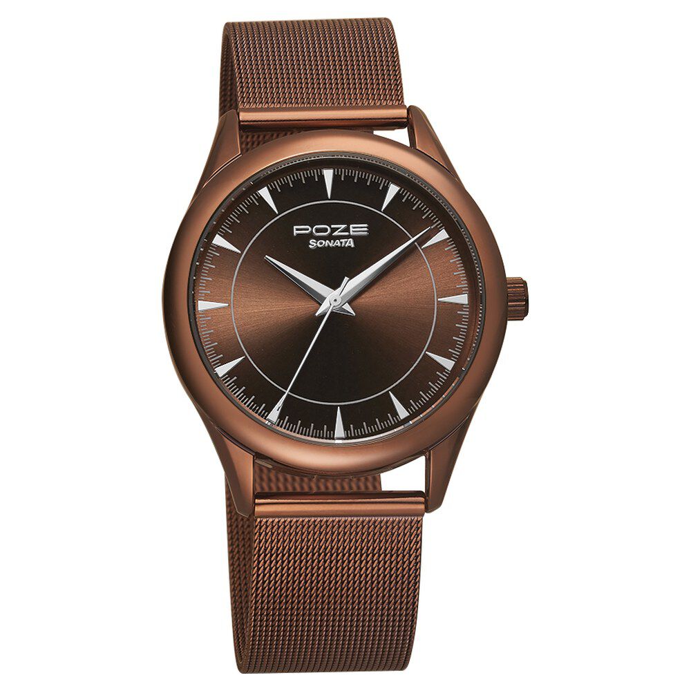 Mens metal strap watches on sale