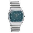 Poze Poze Quartz Analog Green Dial Silver Metal Strap Watch For Women - image number 2