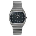 Poze Poze Quartz Analog Black Dial Grey Metal Strap Watch For Women - image number 1