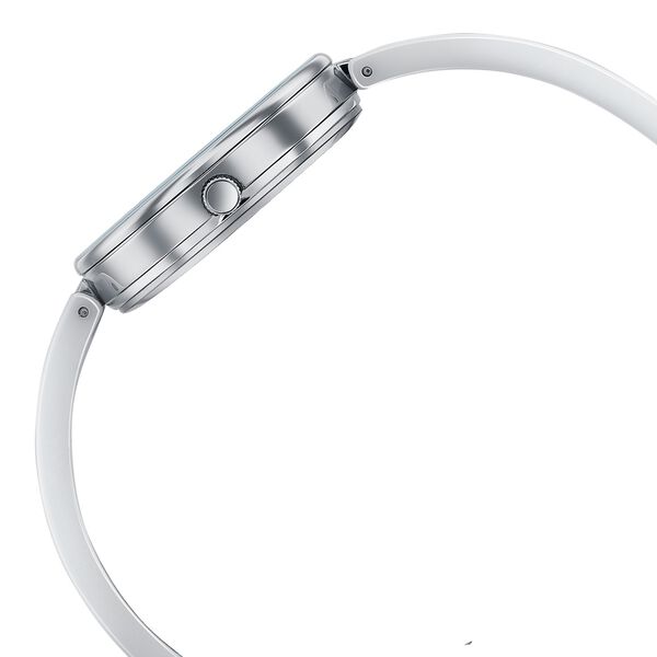 Sonata Festive Quartz Analog White Dial Two Toned Ceramic & Metal Strap Watch For Women - image number 4