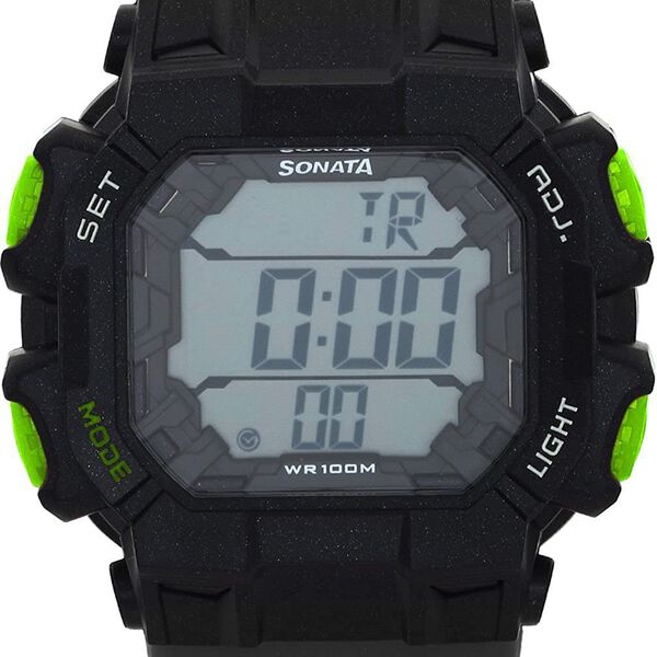 SF Digital Dial Plastic Strap Watch for Men - image number 0