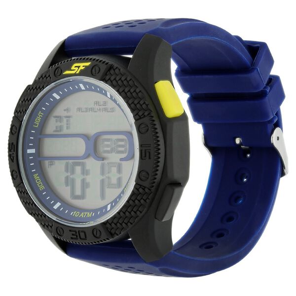 SF Carbon Series Digital Dial Unisex Watch With Plastic Strap - image number 1