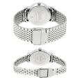 Sonata Quartz Analog with Day and Date Black Dial Metal Strap Watch for Couple - image number 3