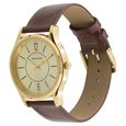 Sonata Quartz Analog Champagne Dial Leather Strap Watch for Men - image number 1