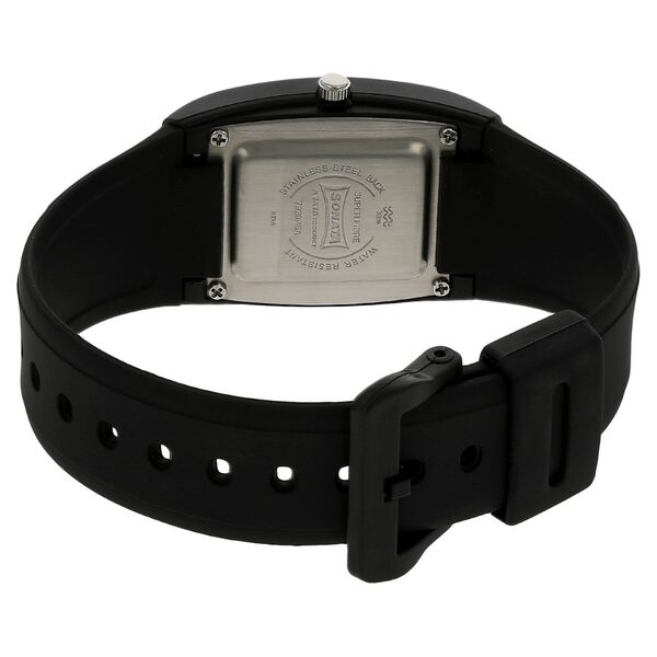 SF Quartz Analog Silver Dial Plastic Strap Watch for Men - image number 3