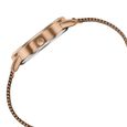 Poze By Sonata Quartz Analog Wine Red Dial Rose Gold Metal Strap Watch For Women - image number 5