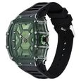 SF Maiden Voyage Sport Watch Green Dial And Black Strap Tonneau Shaped Case - image number 1