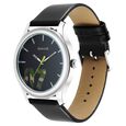 Sonata Quartz Analog Black Dial Leather Strap Watch for Men - image number 1