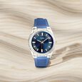 Poze By Sonata Quartz Analog Blue Dial Blue Silicone Strap Watch For Men - image number 0