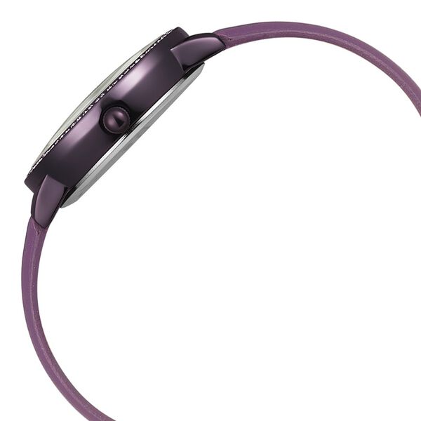 Poze by Sonata Quartz Analog Purple Dial PU Leather Strap Watch for Women - image number 3