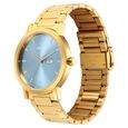 Sonata Utsav Quartz Analog with Day and Date Blue Dial Stainless Steel Strap Watch for Men - image number 1