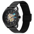 Sonata Unveil Quartz Multifunction Black Dial Stainless Steel Strap Watch for Women - image number 1