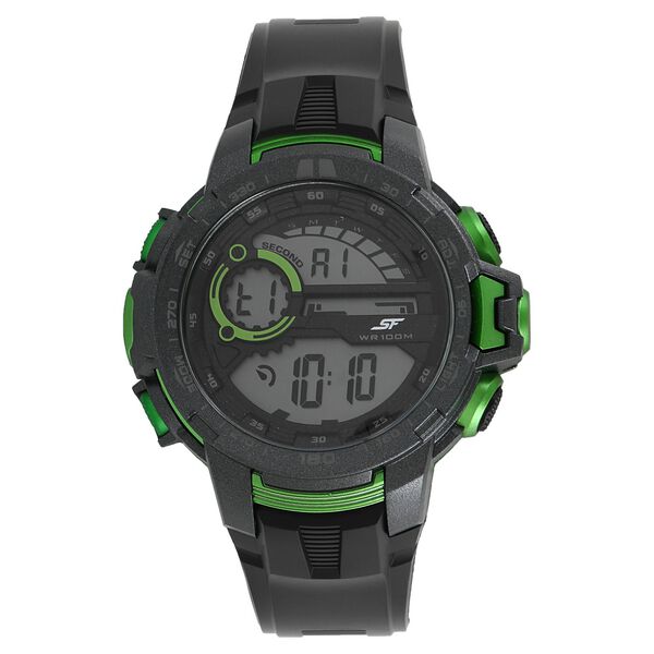 SF Super Fibre Digital Dial Plastic Strap Watch for Men - image number 0