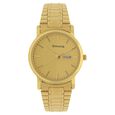 Sonata Quartz Analog Champagne Dial Stainless Steel Strap Watch for Men