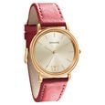 Sonata Play Champagne Dial Women Watch With Leather Strap - image number 0