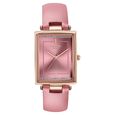 Poze By Sonata Quartz Analog Pink Dial Pink Leather Strap Watch For Women - image number 1