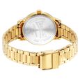 Sonata Classic Gold Silver Dial Metal Strap Watch for Women - image number 3