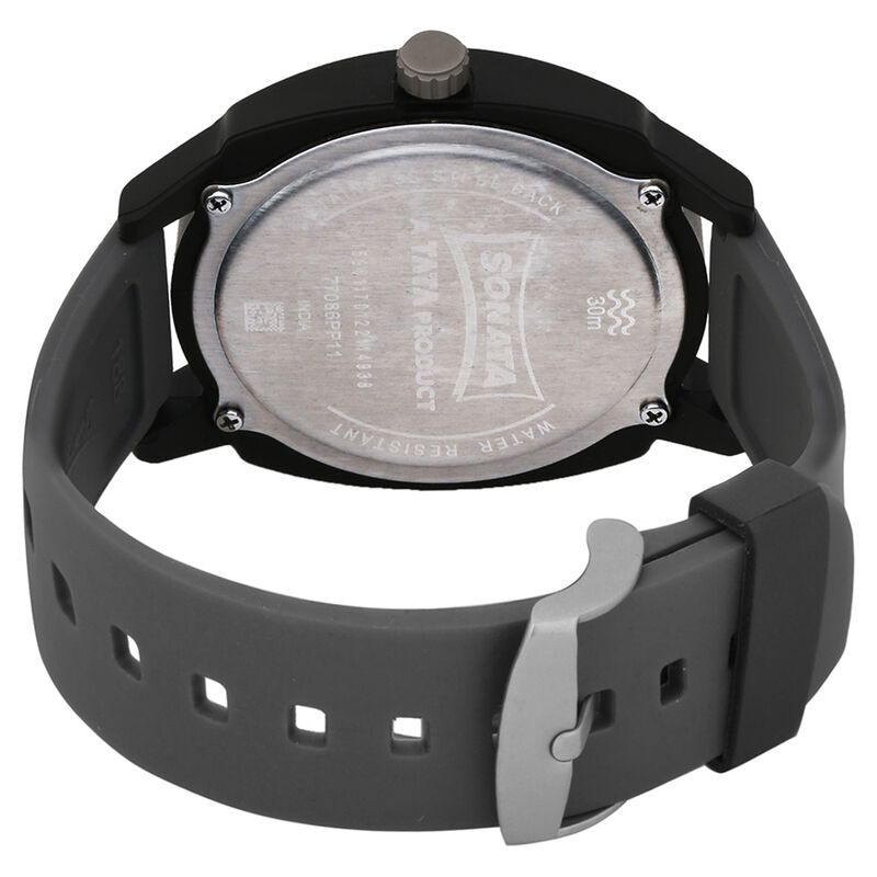 Camo Multicoloured Dial Plastic Strap Watch for Men - image number 4