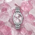 Poze By Sonata Quartz Analog Silver Dial Two Toned Metal Strap Watch For Women