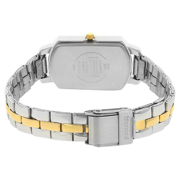 Sonata Elite Beige Dial Women Watch With Stainless Steel Strap - image number 3
