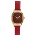 Sonata Quartz Analog Red Dial Leather Strap Watch for Women - image number 0