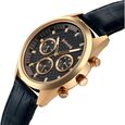 Sonata Summit Quartz Multifunction Blue Dial Blue Leather Strap Watch For Men - image number 4